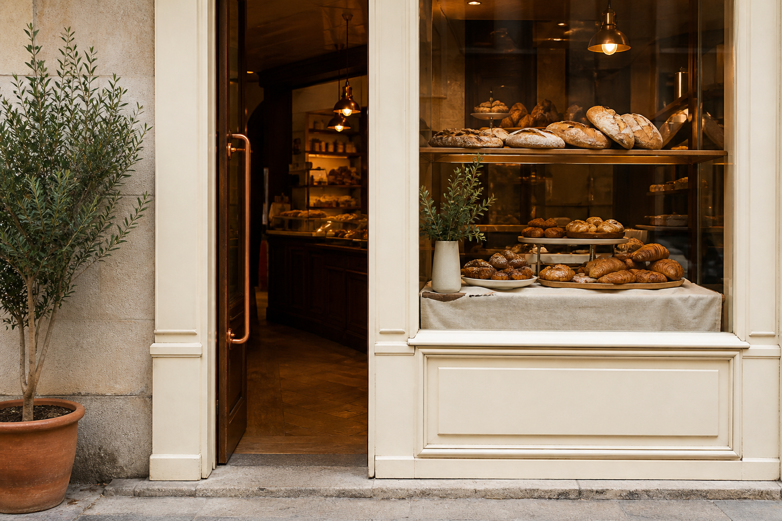 Bakery storefront